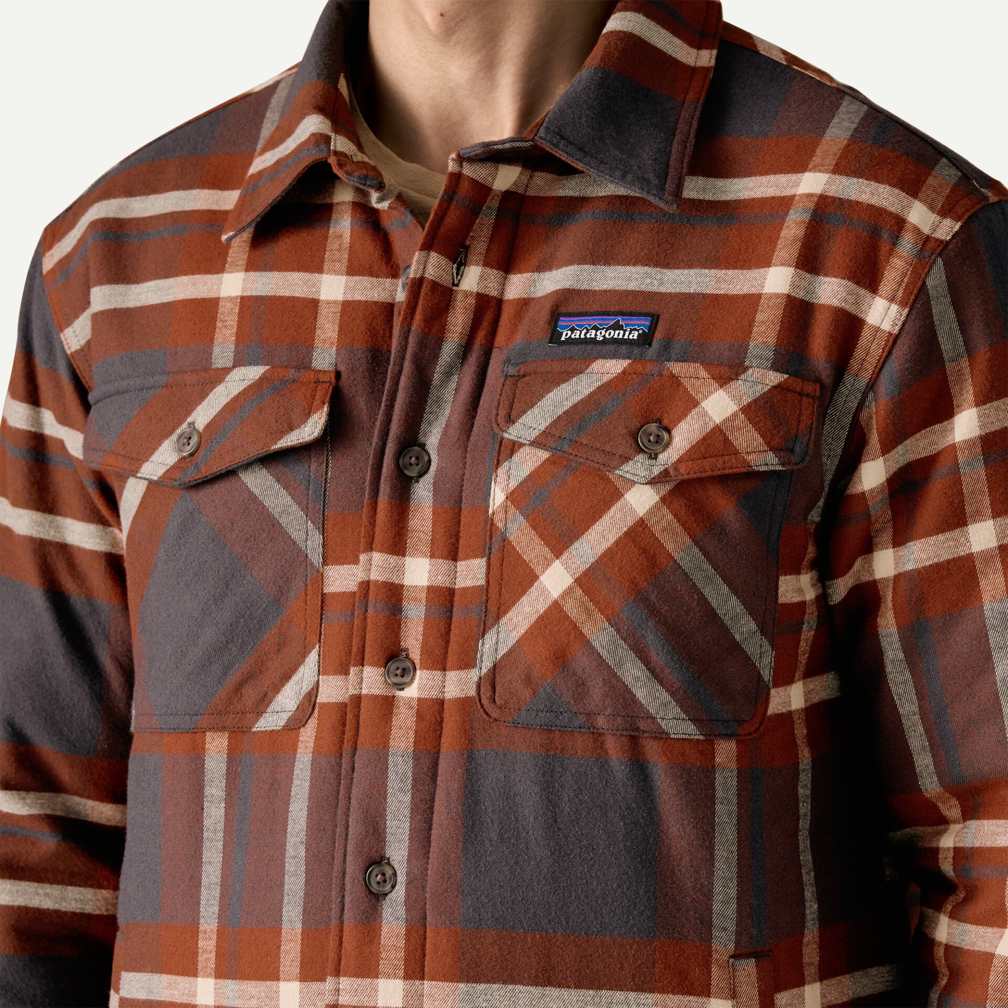 Lightweight Insulated Fjord Flannel Shirt (Ashore: Old Growth Green) - Image 4