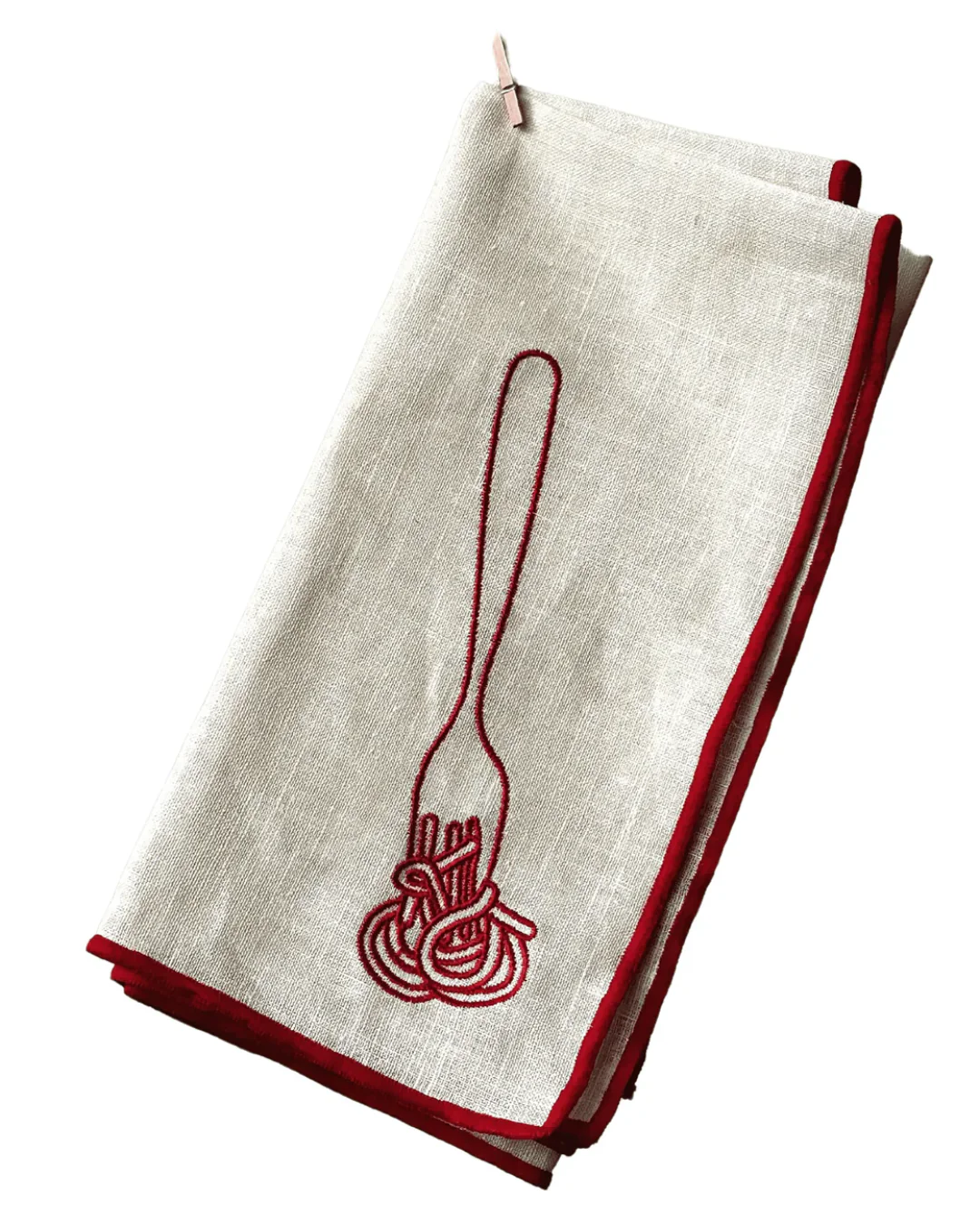 Linen Embroidered Napkins | Pack of 2 - Image 5