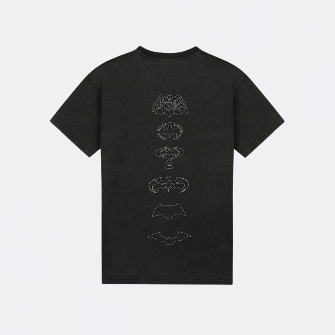 Logo Batman x Maison Labiche Patureau T-Shirt (Carbon Washed) - Image 2