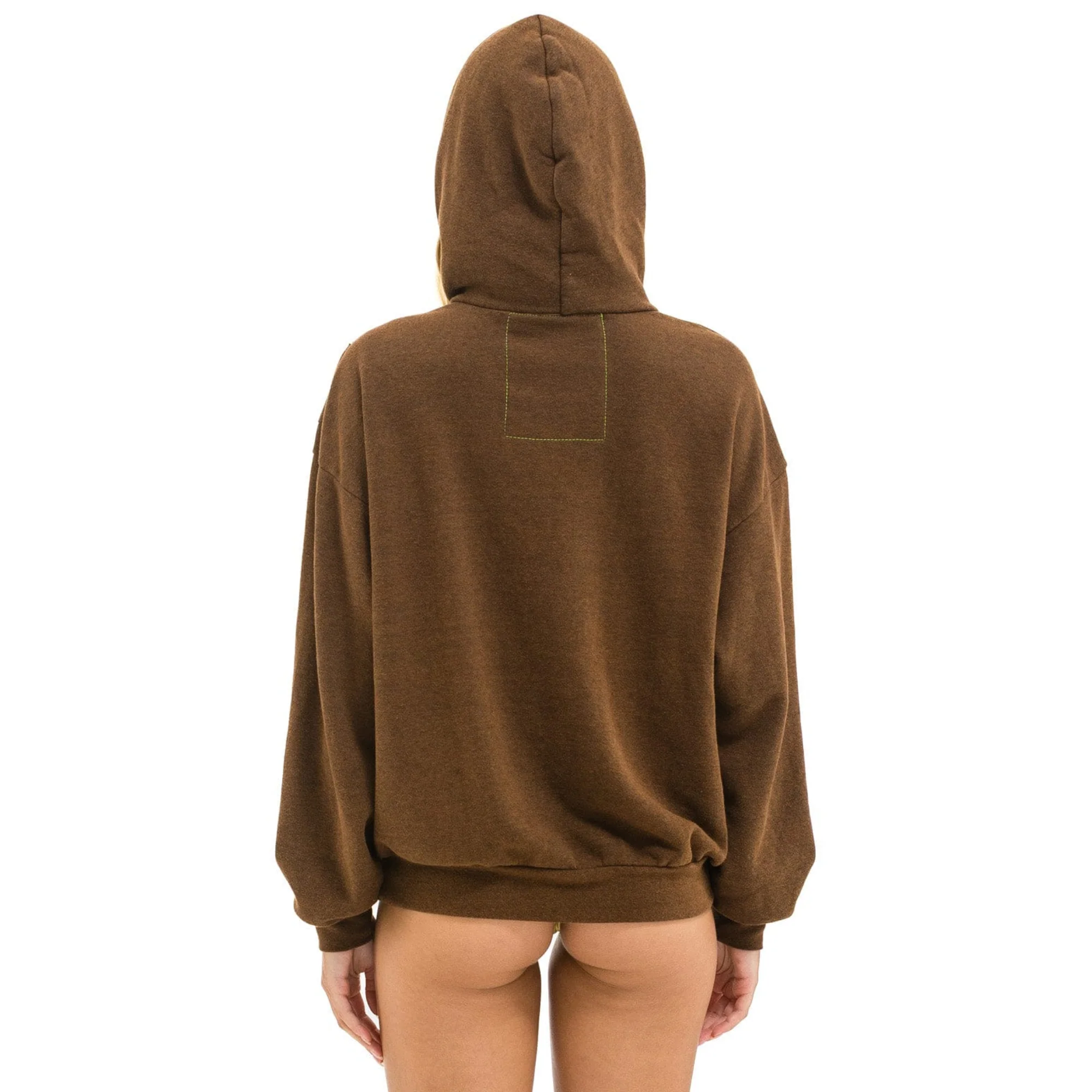 Logo Pullover Relaxed Hoodie (Chocolate) - Image 3