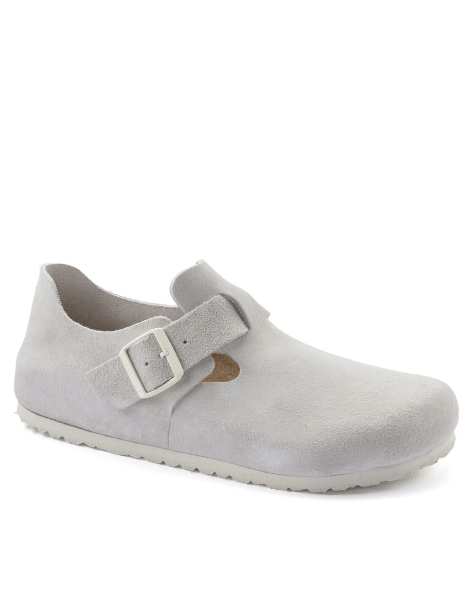 London Suede Leather Shoe (Antique White)