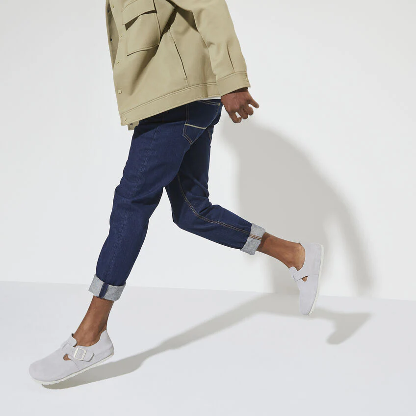 London Suede Leather Shoe (Antique White) - Image 5