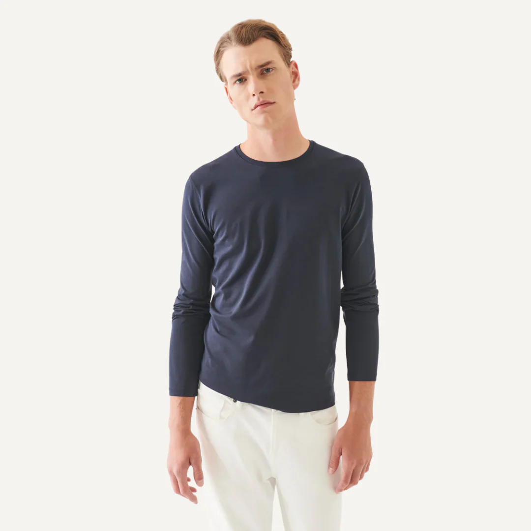 Long Sleeve Iconic Crew T-Shirt - Image 3