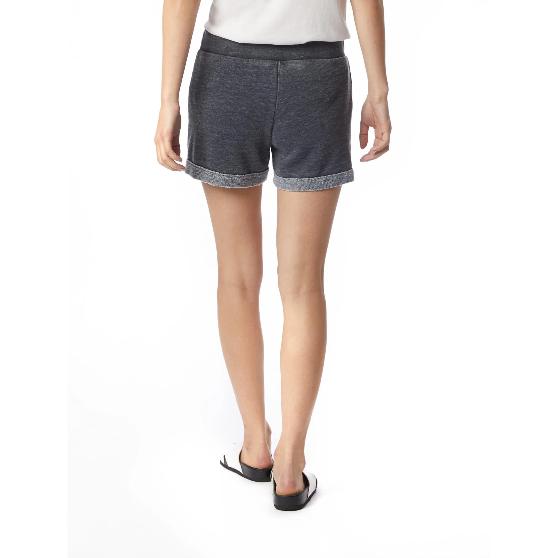 Lounge French Terry Shorts (Washed Black) - Image 3