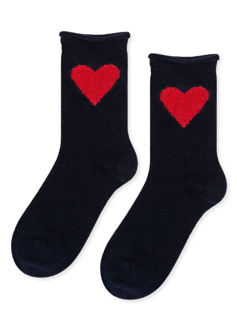 Love Cashmere Crew Socks - Image 3