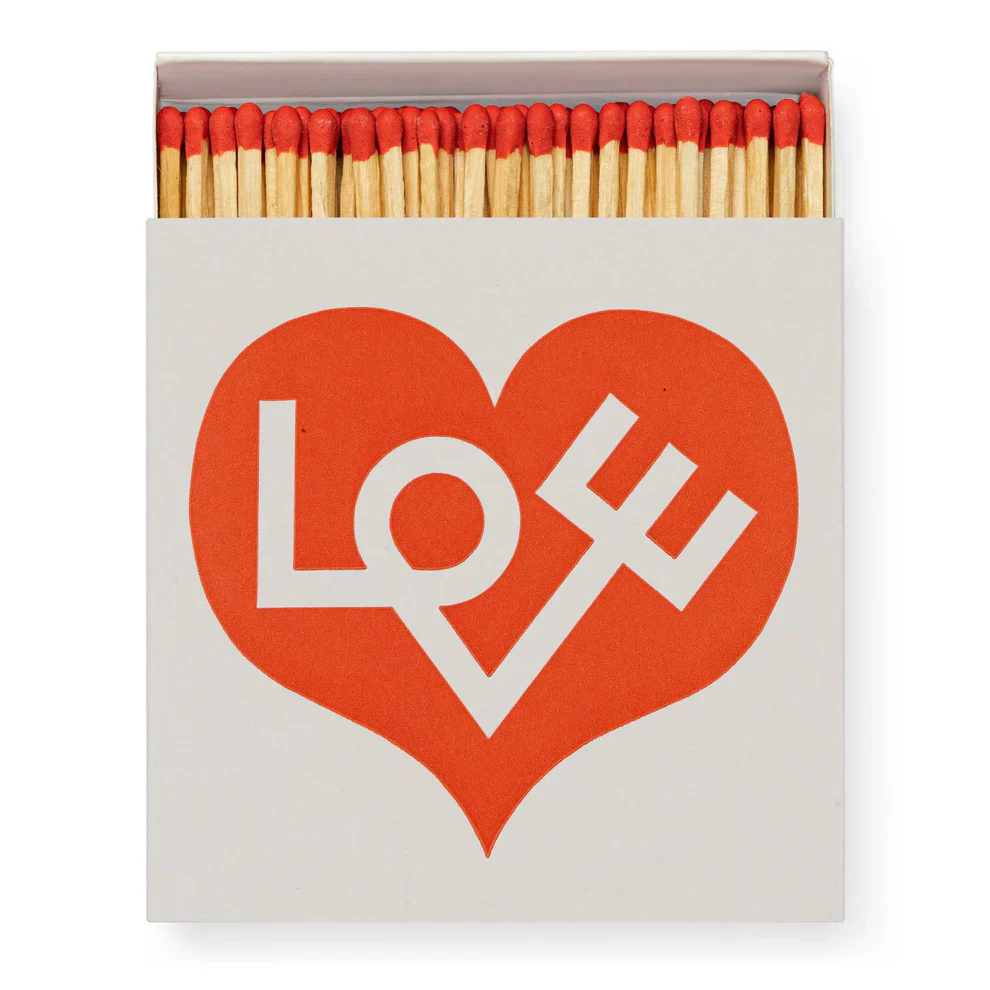 Love Heart Safety Matches
