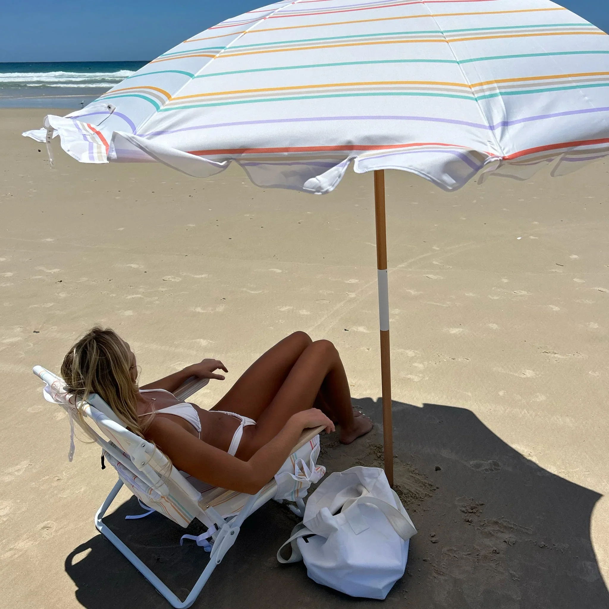 Rio Sun Luxe Beach Chair (Stripe) - Image 11