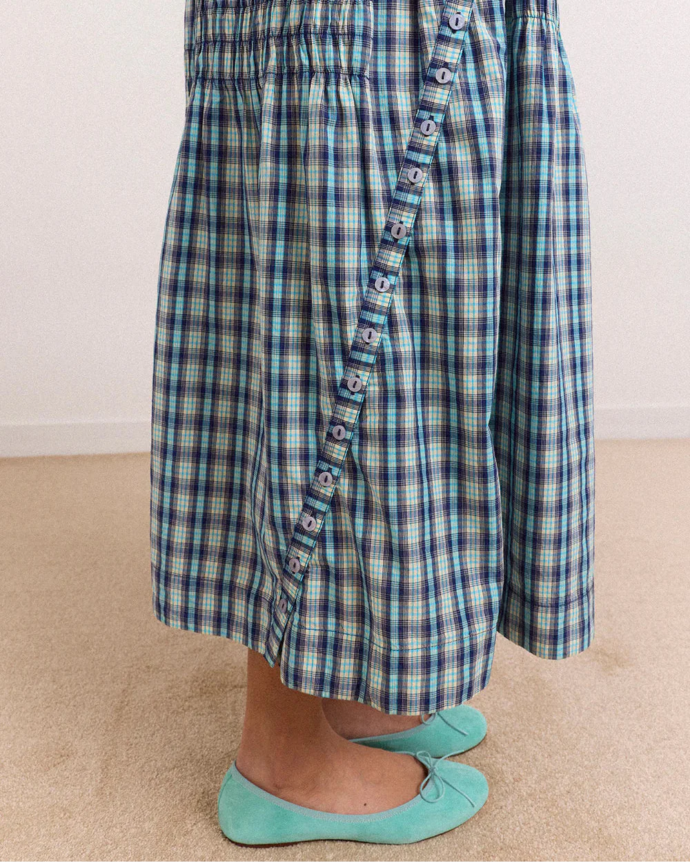 Lyra Midi Dress (Tomboy Check) - Image 5