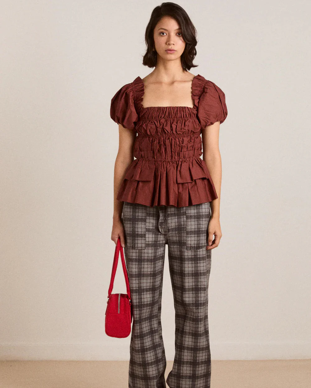 Lyza Blouse (Brick) - Image 2