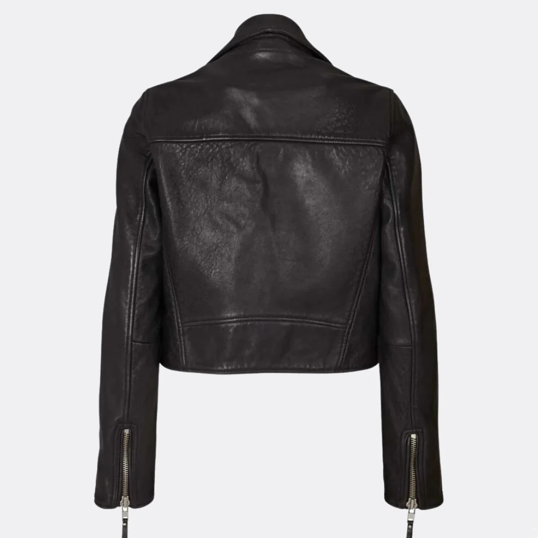 Madison Biker Jacket (Silver) - Image 4