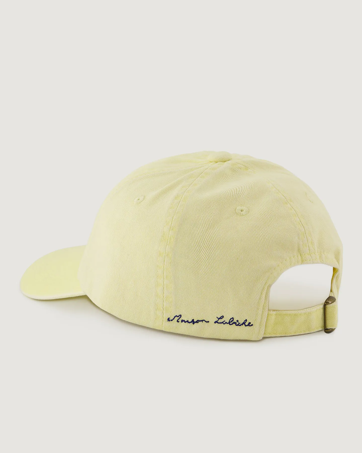 "Maison Labiche" Beaumount Cap (Twill Dune Yellow) - Image 2
