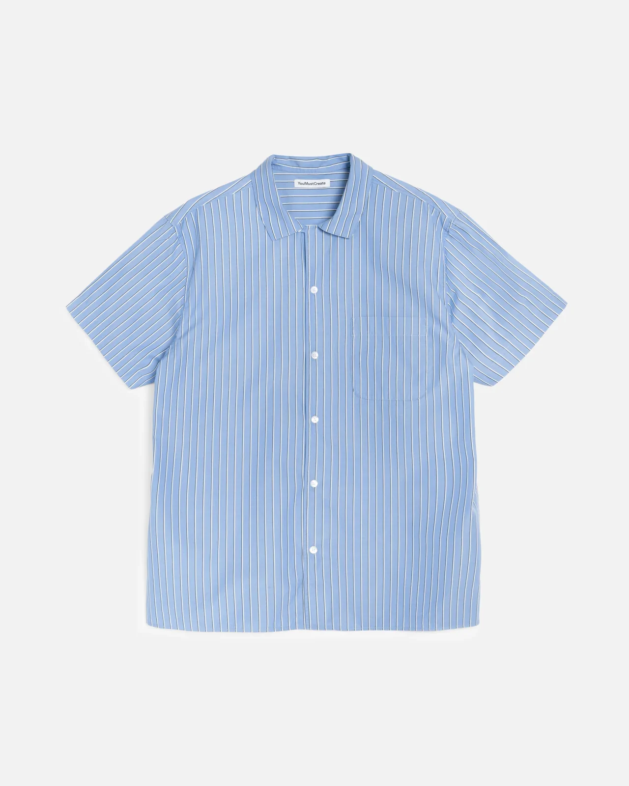 Malick Office Stripe Shirt (Blue Multi) - Image 4