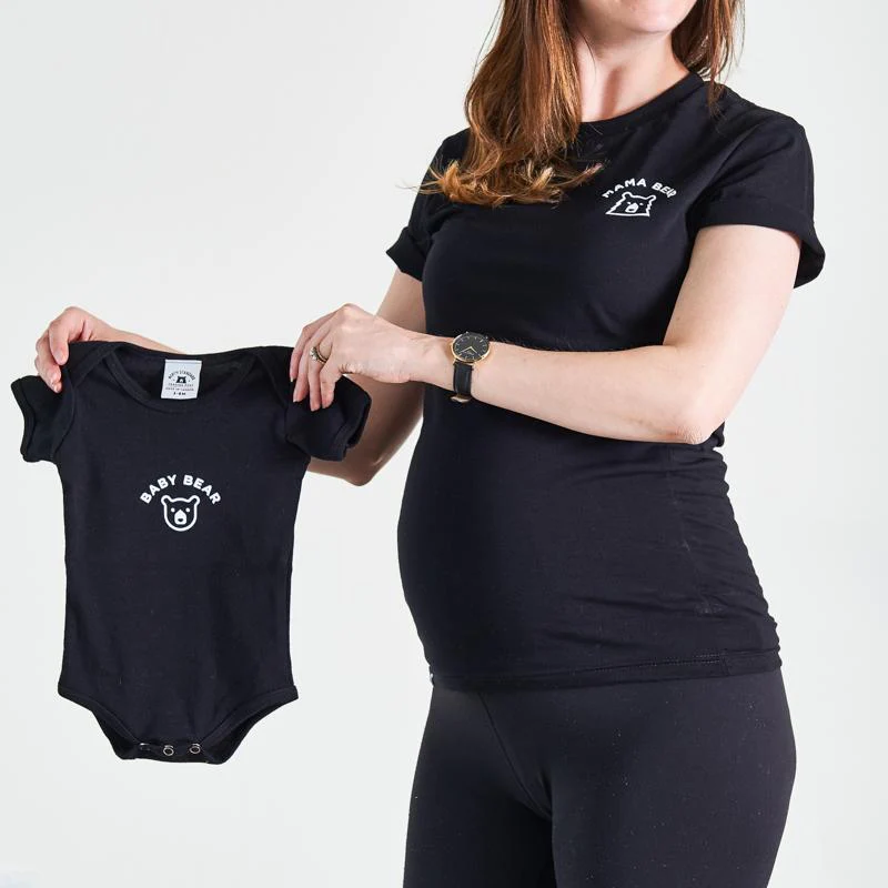 Mama Bear Tee (Black + White) - Image 3