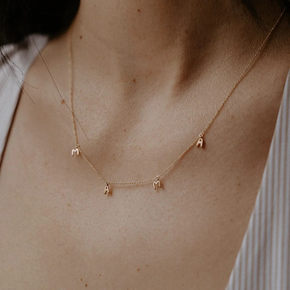 Mama Necklace (14K Gold) - Image 3