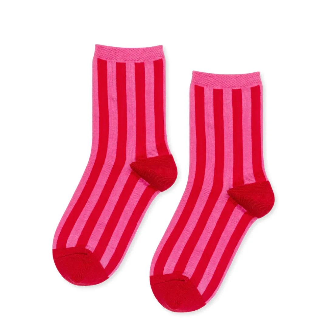Manchester Crew Socks (Flamingo)