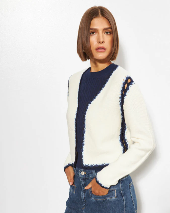 Marigold Sweater (Tipped Pearl)