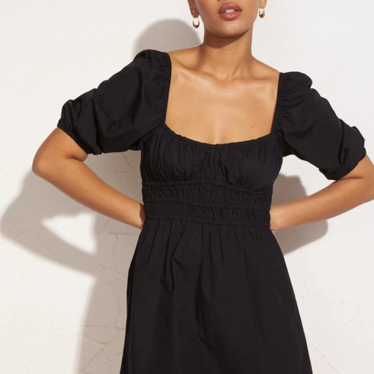 Marinelli Mini Dress (Black) - Image 2