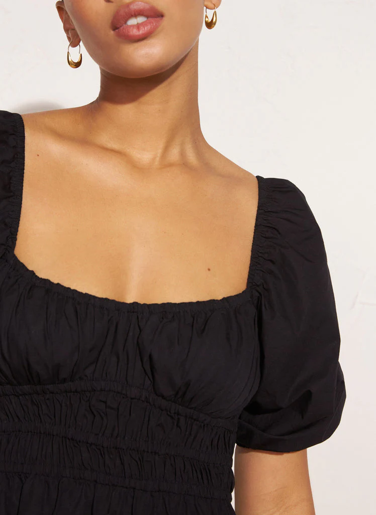 Marinelli Mini Dress (Black) - Image 4