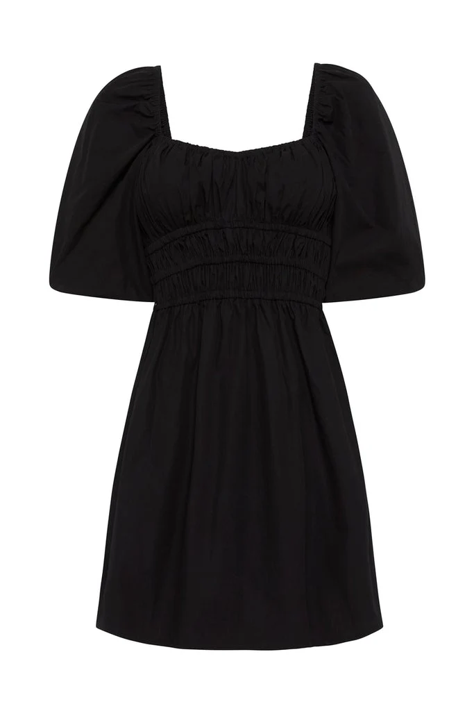 Marinelli Mini Dress (Black) - Image 5