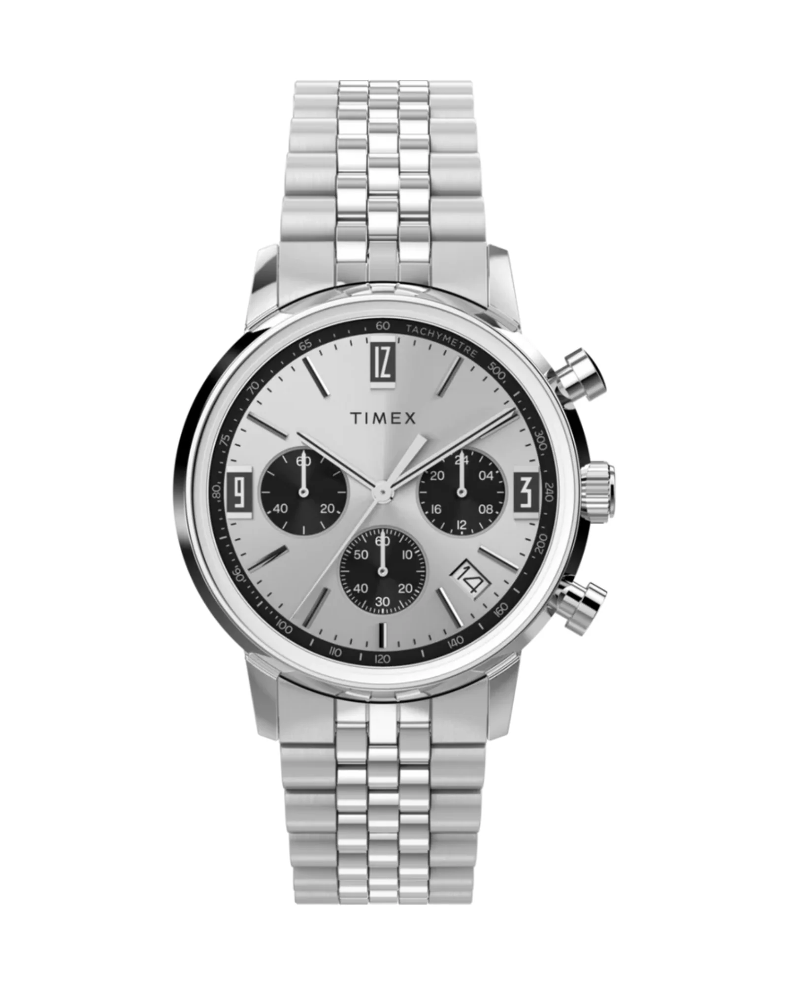 Marlin Chronograph 40mm Stainless Steel Watch (Silver-Tone)