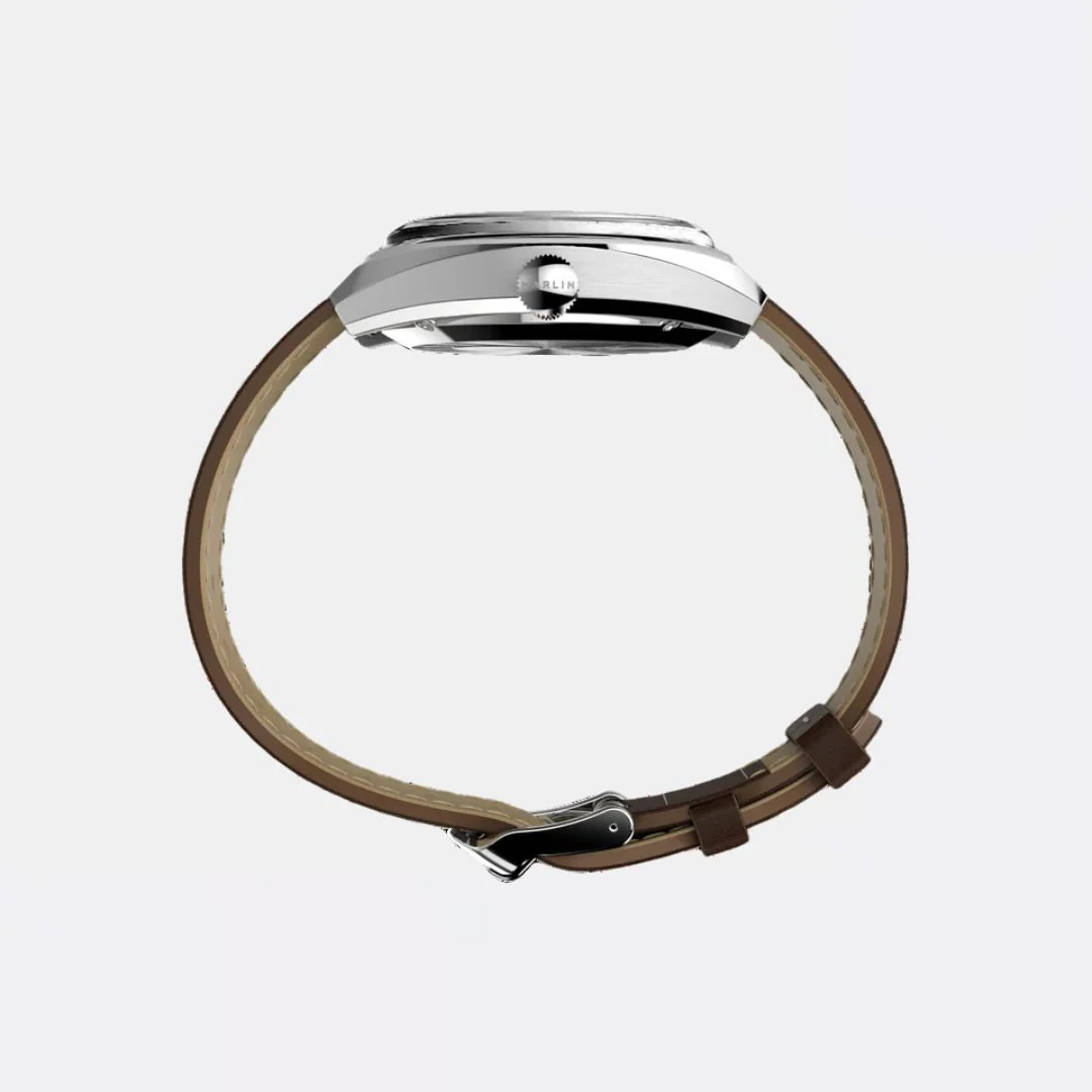 Marlin Sub-Dial Automatic 39mm Leather Strap Watch - Image 2