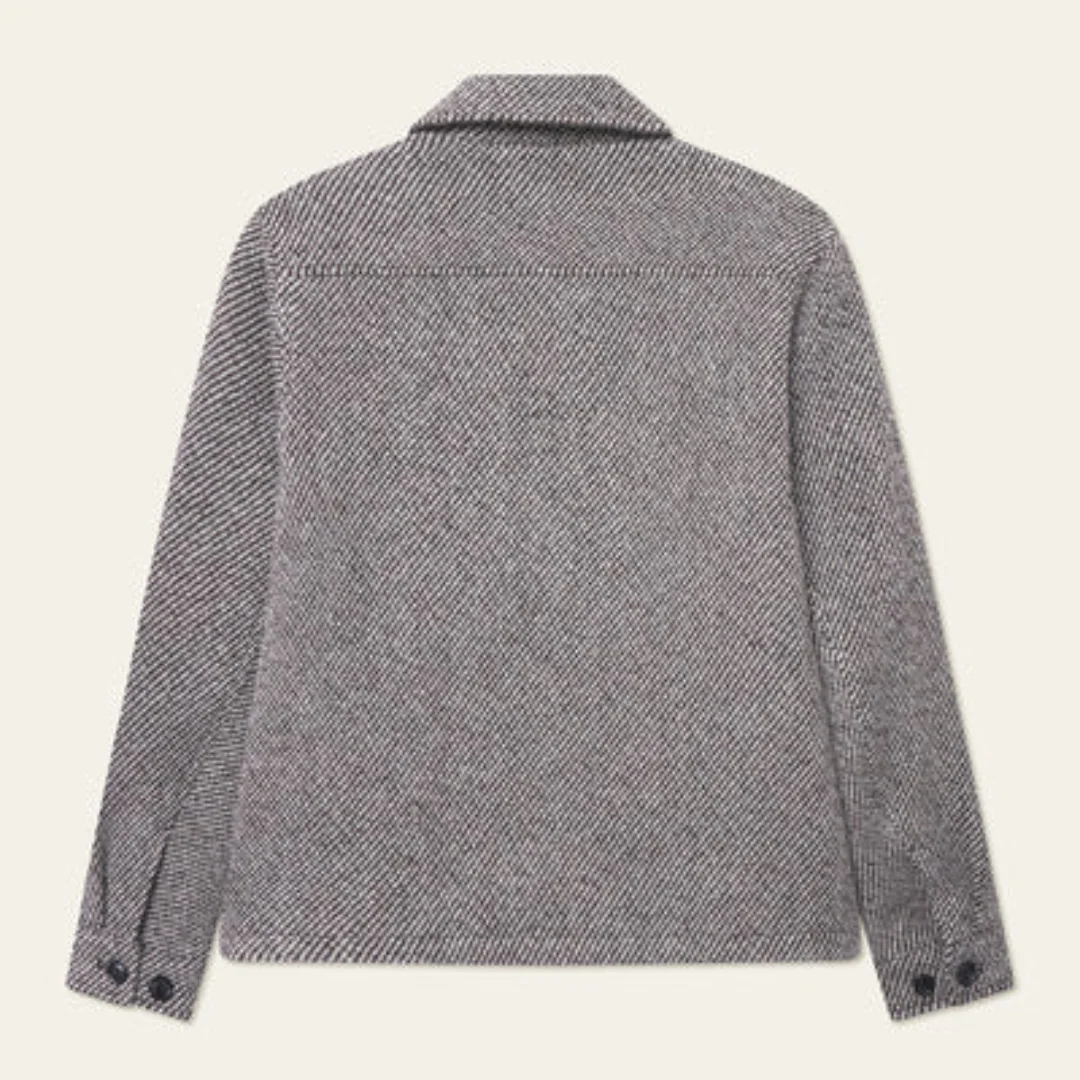 Marseille Twill Wool Jacket (Salt Pepper) - Image 6