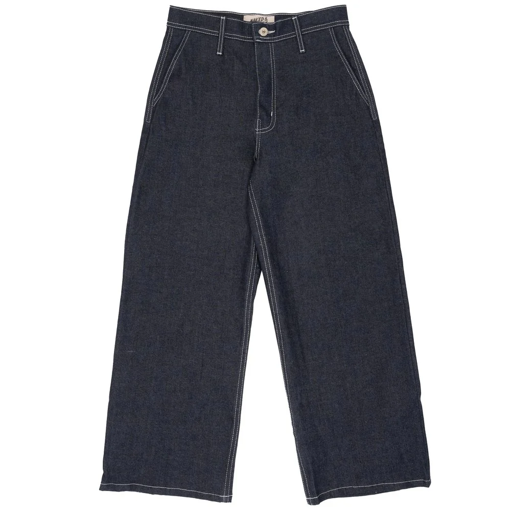 Maudie Slub Nep Stretch (Indigo)