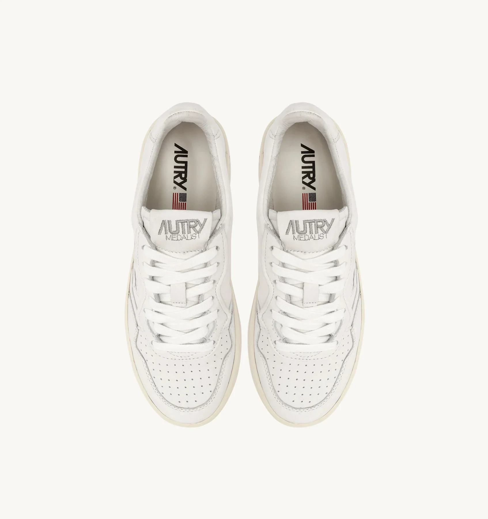 Medalist Low Sneaker (White Nappa) - Image 5