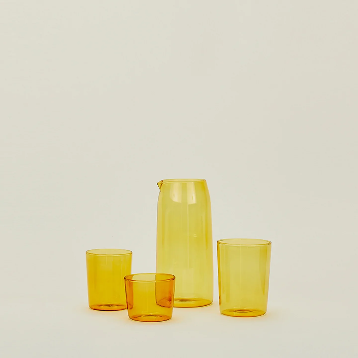 Medium Essential Glassware Set of 4 (Amber) - Image 4