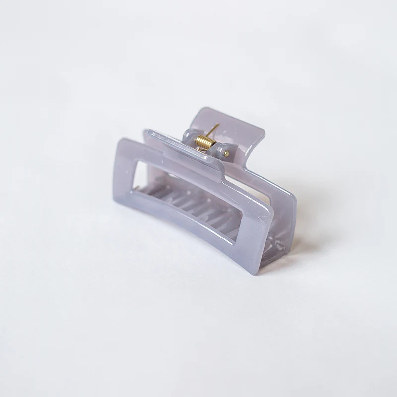 Medium Square Claw Clip (Deep Periwinkle) - Image 2