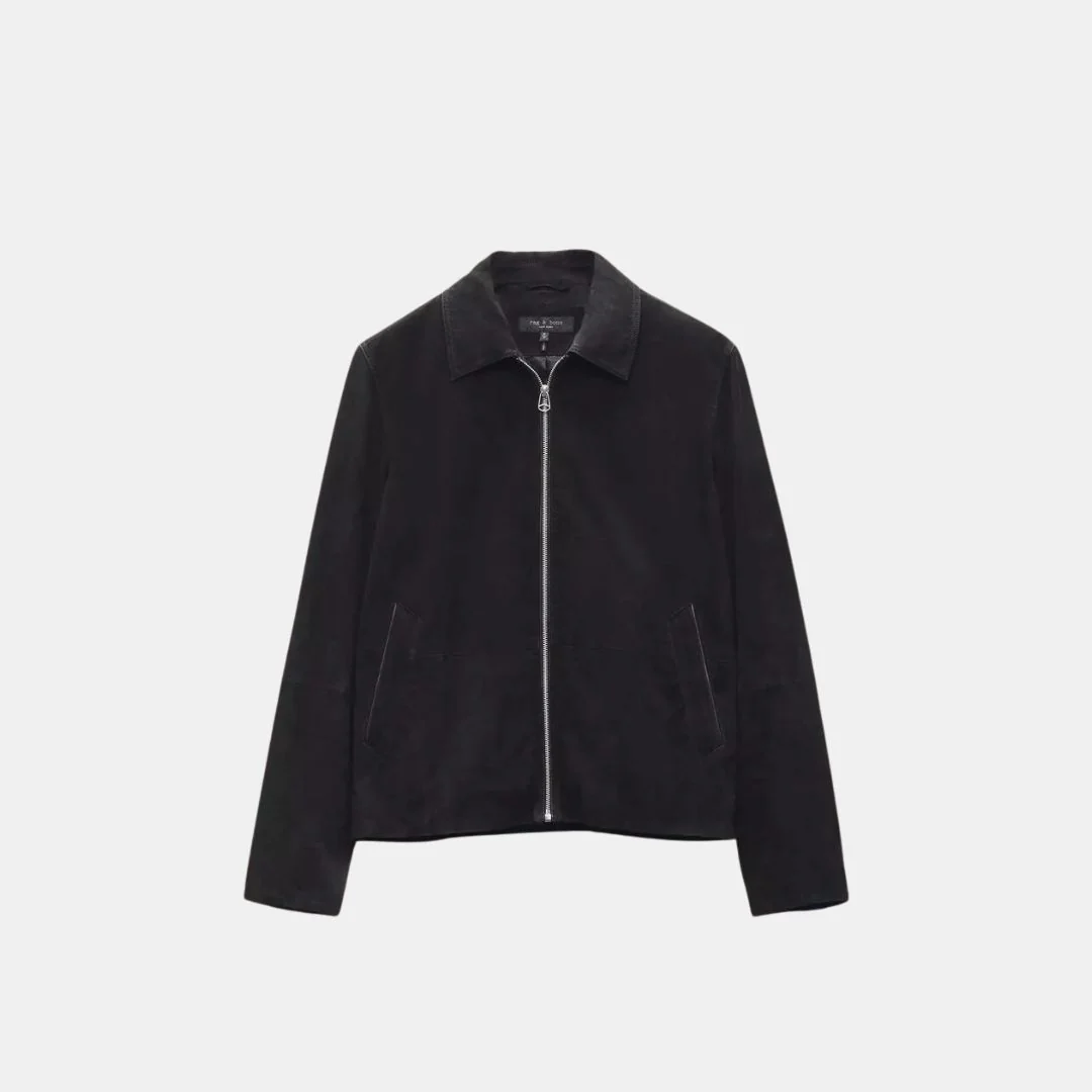 Melrose Suede Jacket (Black) - Image 2