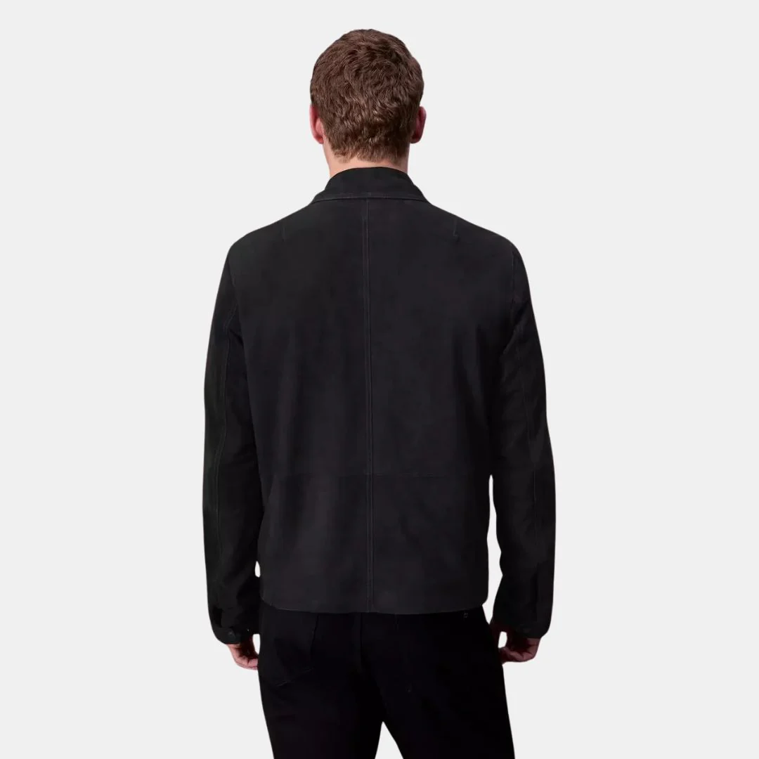 Melrose Suede Jacket (Black) - Image 4