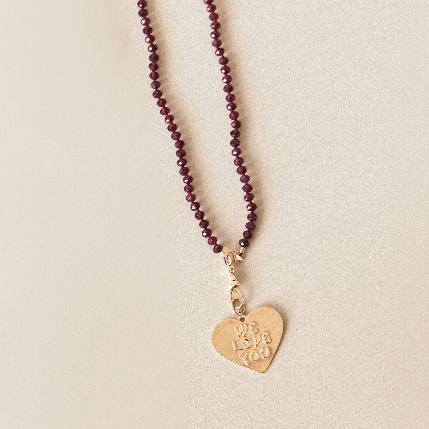 Menage a Trois Reversible Heart Charm (10K Gold) - Image 2
