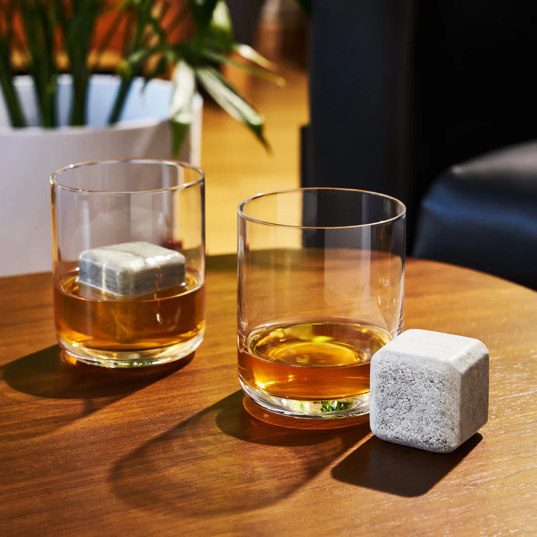 Glacier Rocks Large Soapstone Cubes (Set of 2) - Image 2
