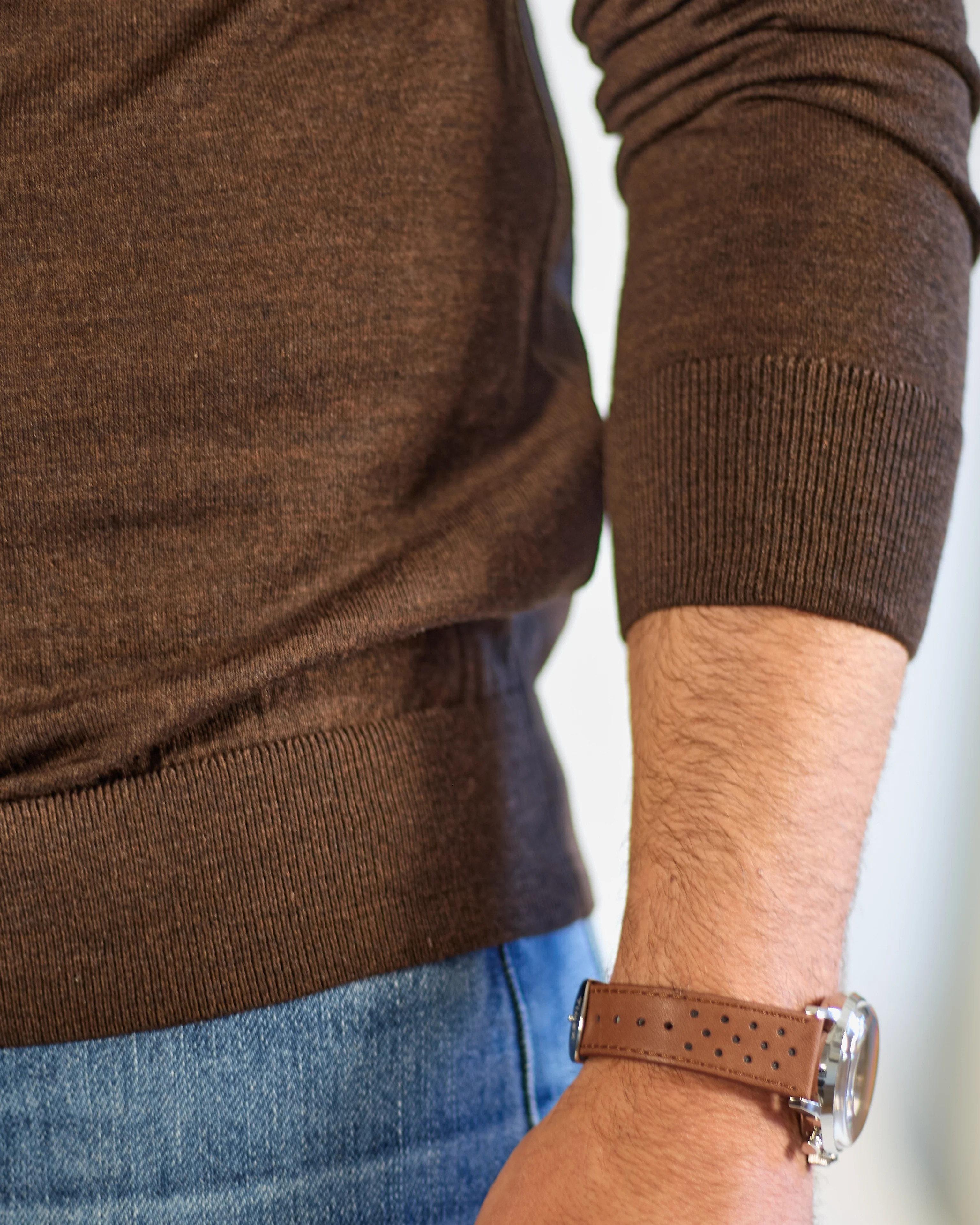 Merino Polo Knit Sweater - Image 12