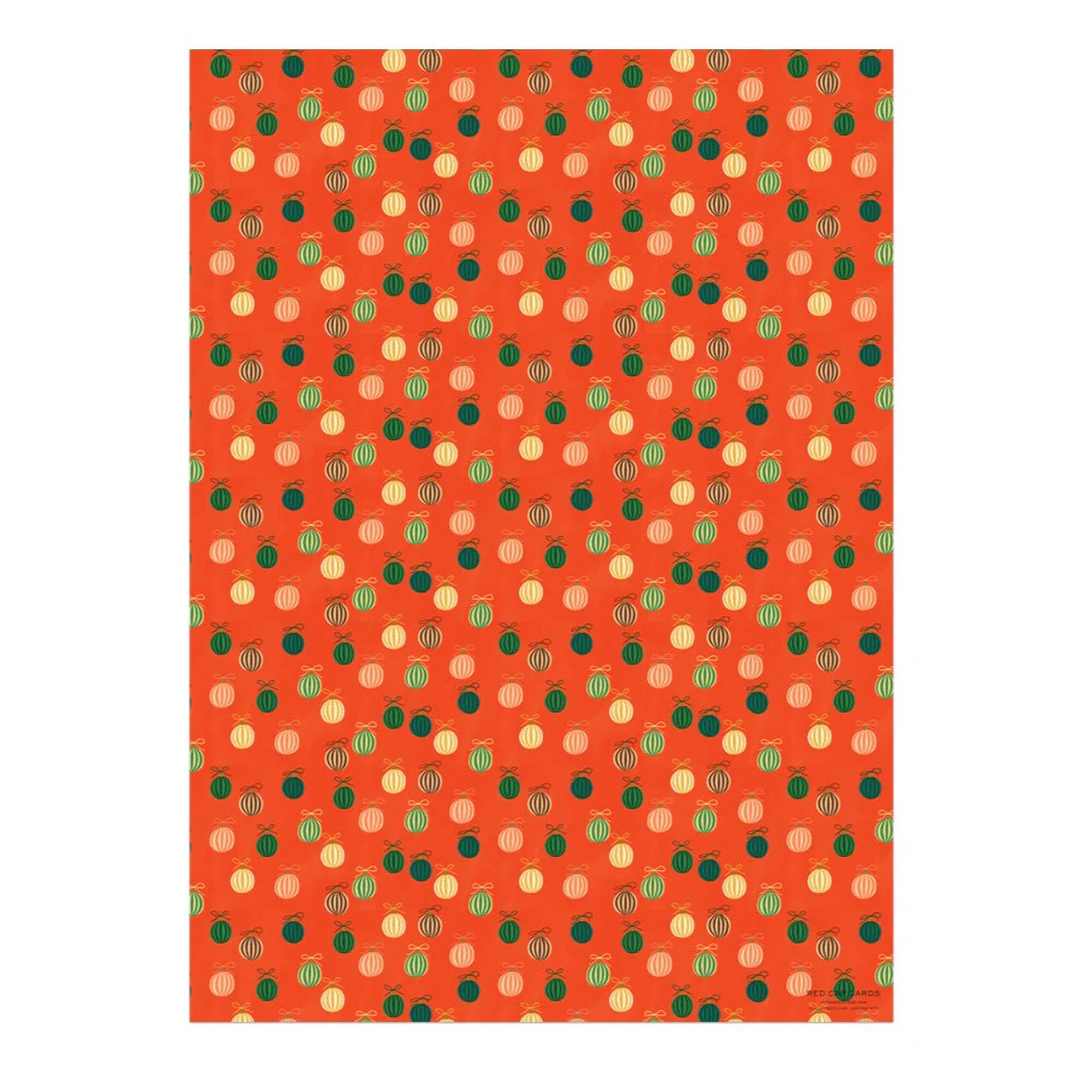 Merry Ornaments Wrap (Roll of 3 Sheets) - Image 2
