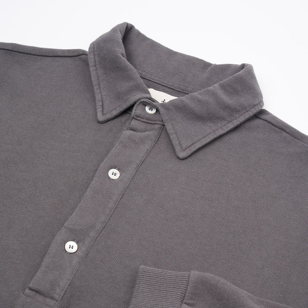 Mesquita Long Sleeve Polo (Ash) - Image 3