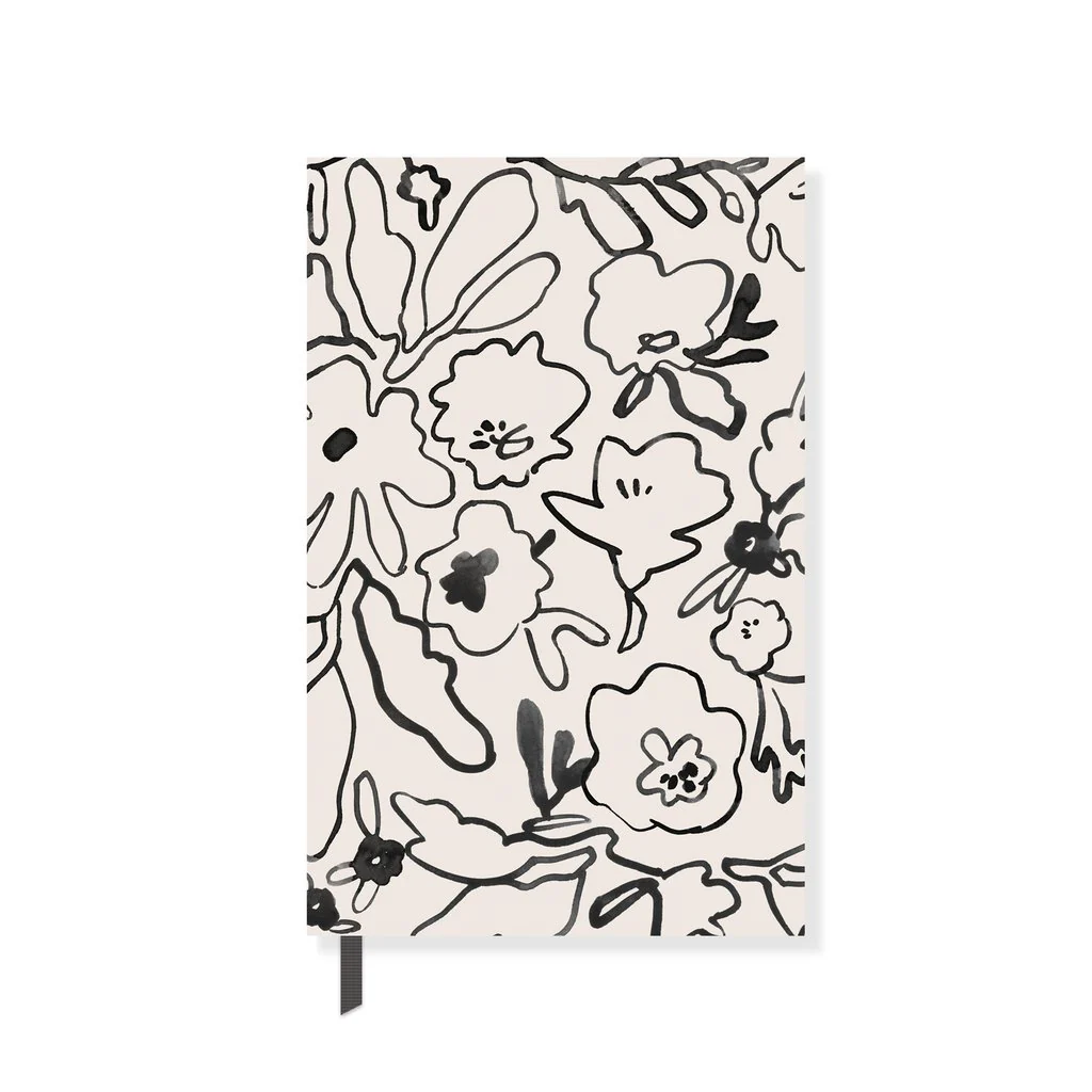 Messy Flower Notebook