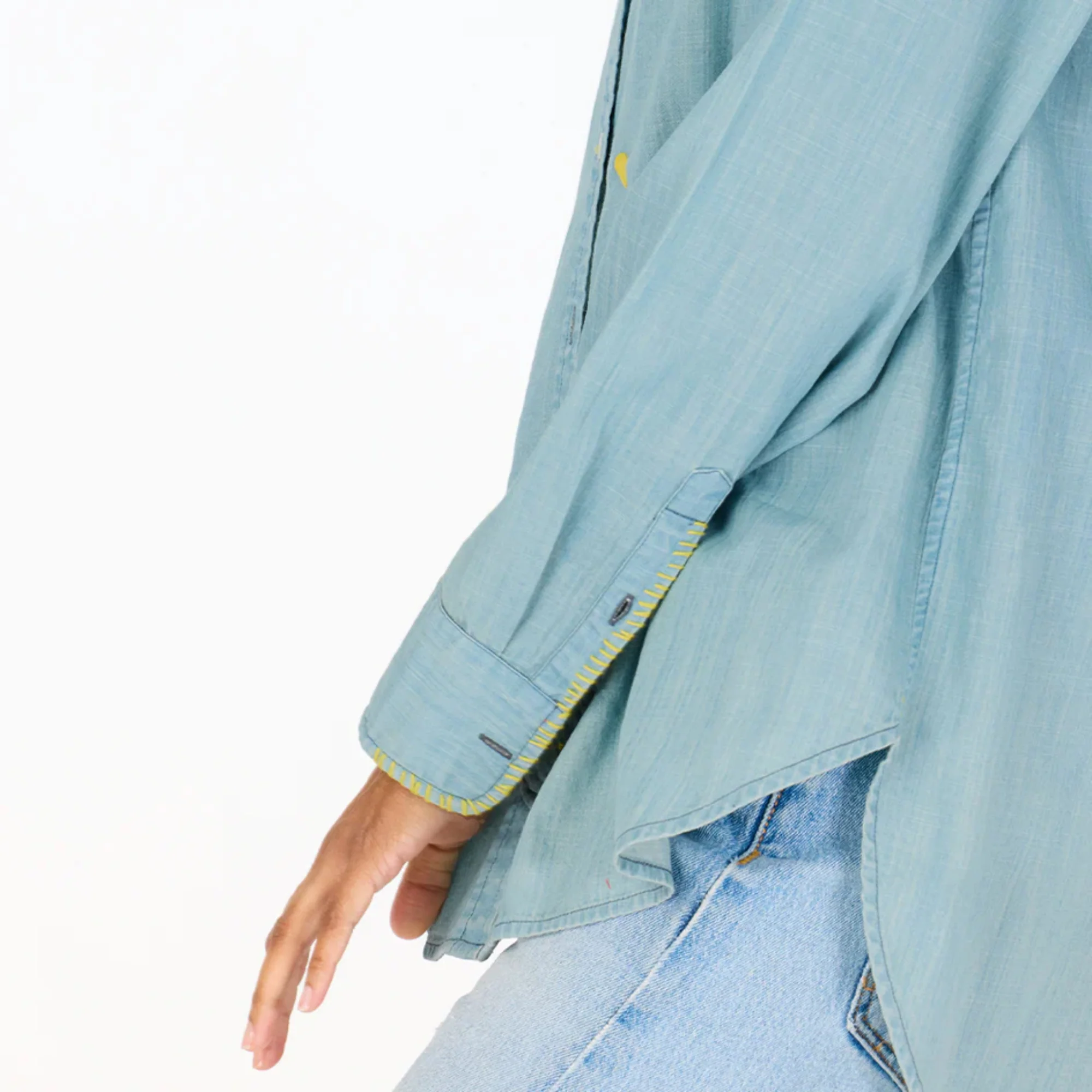 Mia Love On Repeat Shirt (Chambray Blue) - Image 4