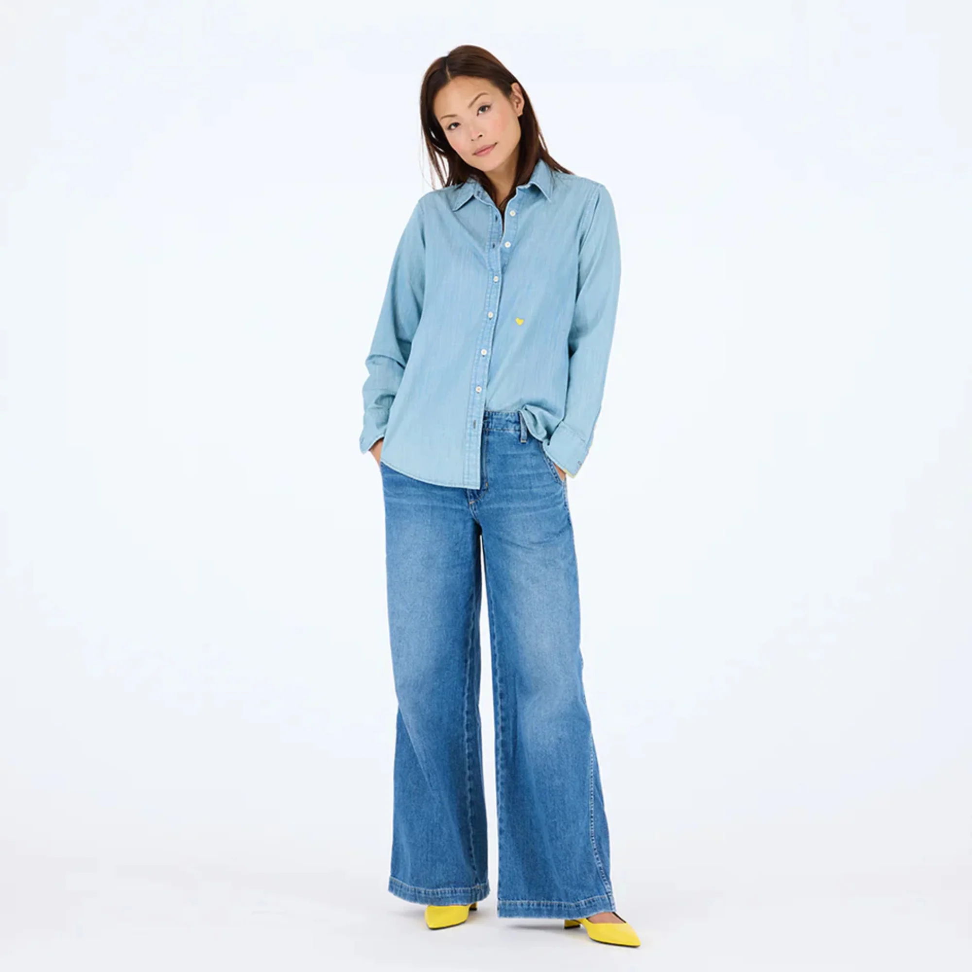 Mia Love On Repeat Shirt (Chambray Blue) - Image 6