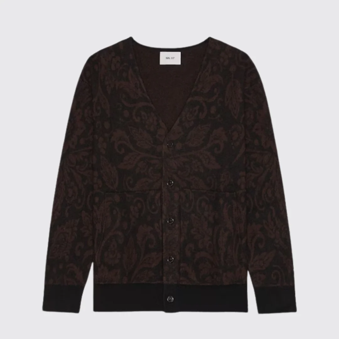 Michael 60017 Boiled Wool Cardigan (Black) - Image 4