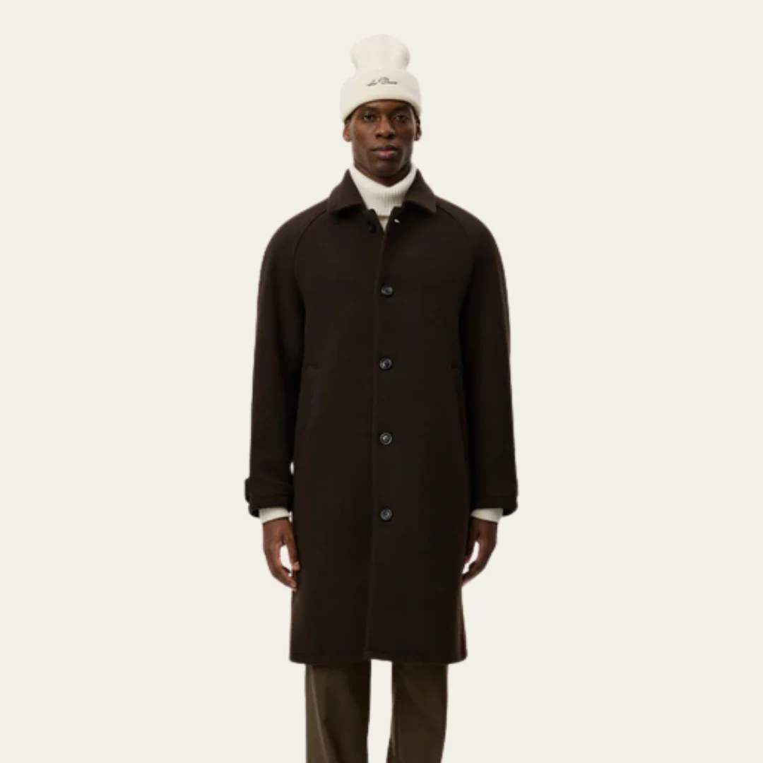 Michael Solid Wool Coat (Delicioso)