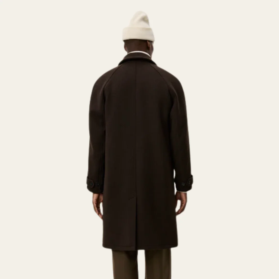 Michael Solid Wool Coat (Delicioso) - Image 2