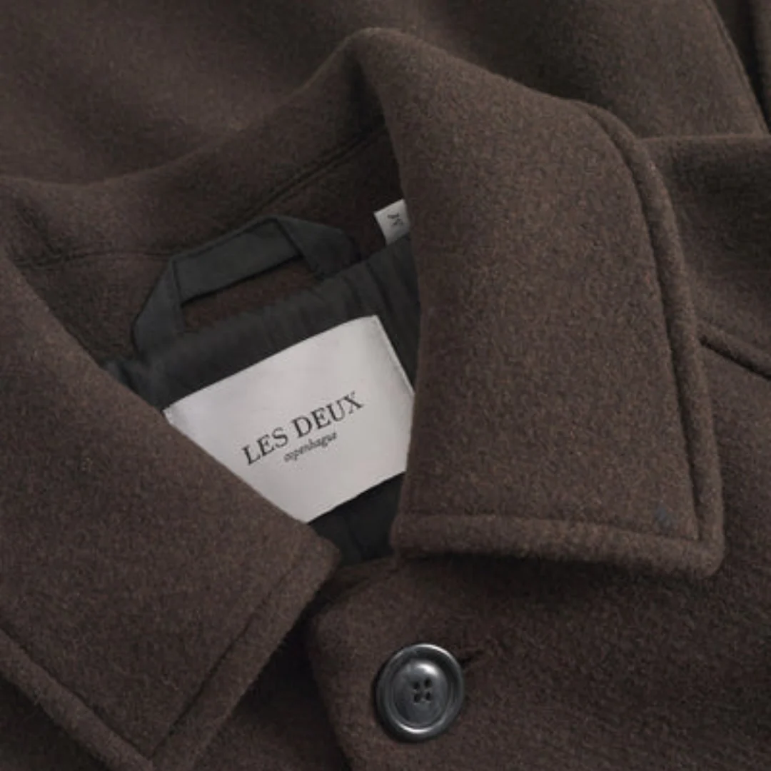 Michael Solid Wool Coat (Delicioso) - Image 3