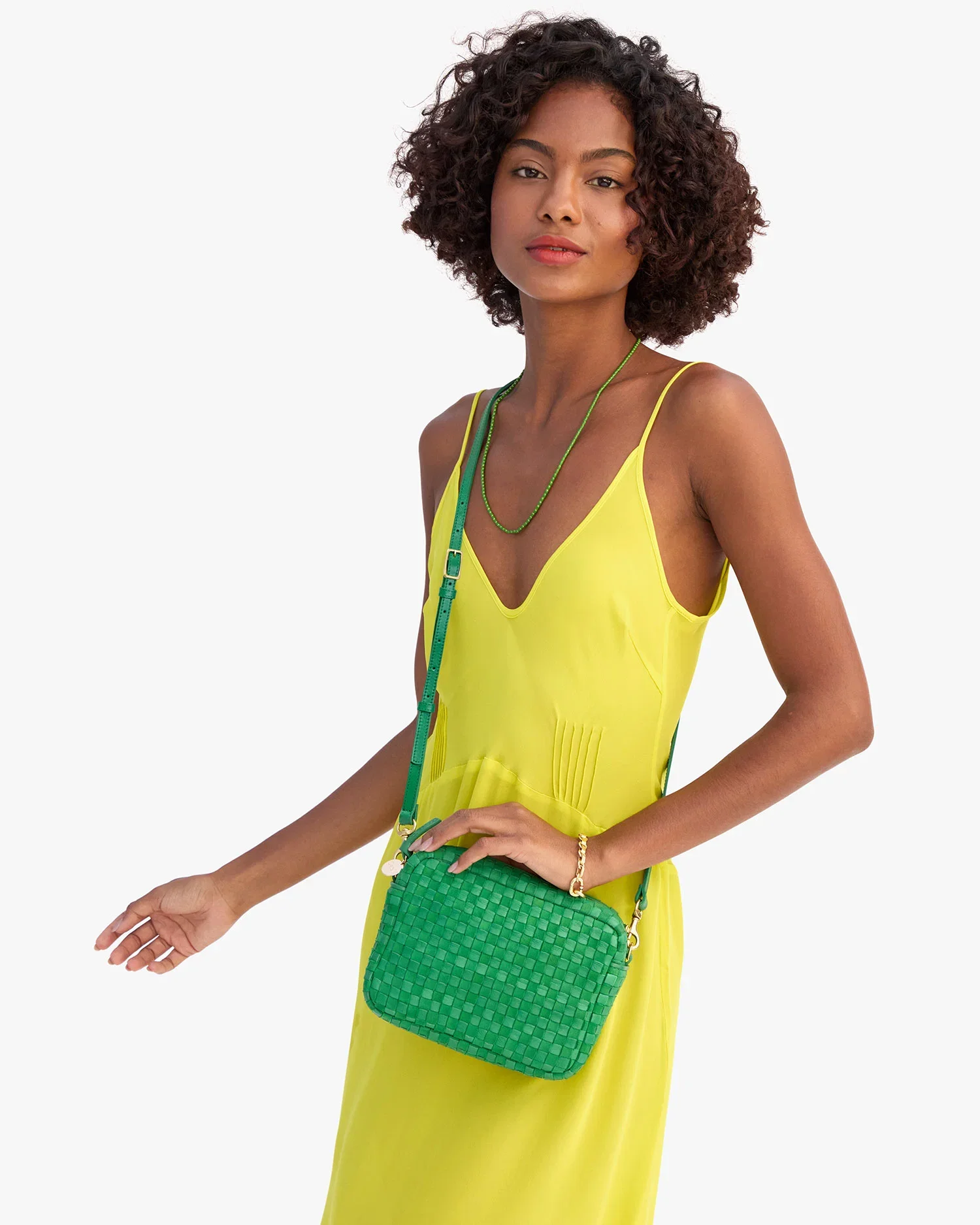 Midi Sac (Grass Leather & Woven Suede) - Image 2