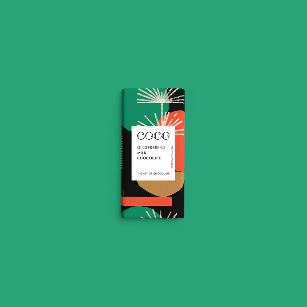 Mini Gingerbread Milk Chocolate Bar (20g)