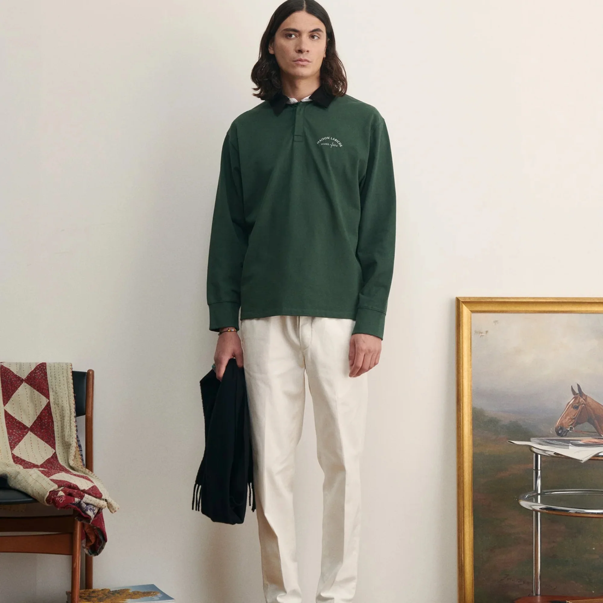 "Mini Manufacture" St Fargeau Polo (Army Green) - Image 3