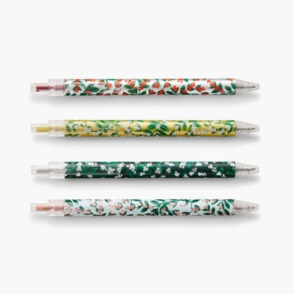 Mistletoe Metallic Gel Pen (Set of 4)