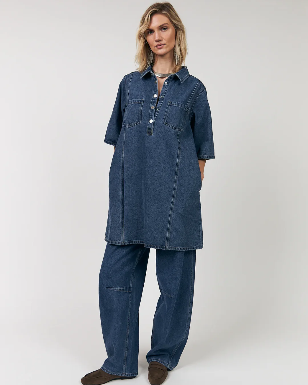 MolaLL Dress SS (Blue) - Image 3