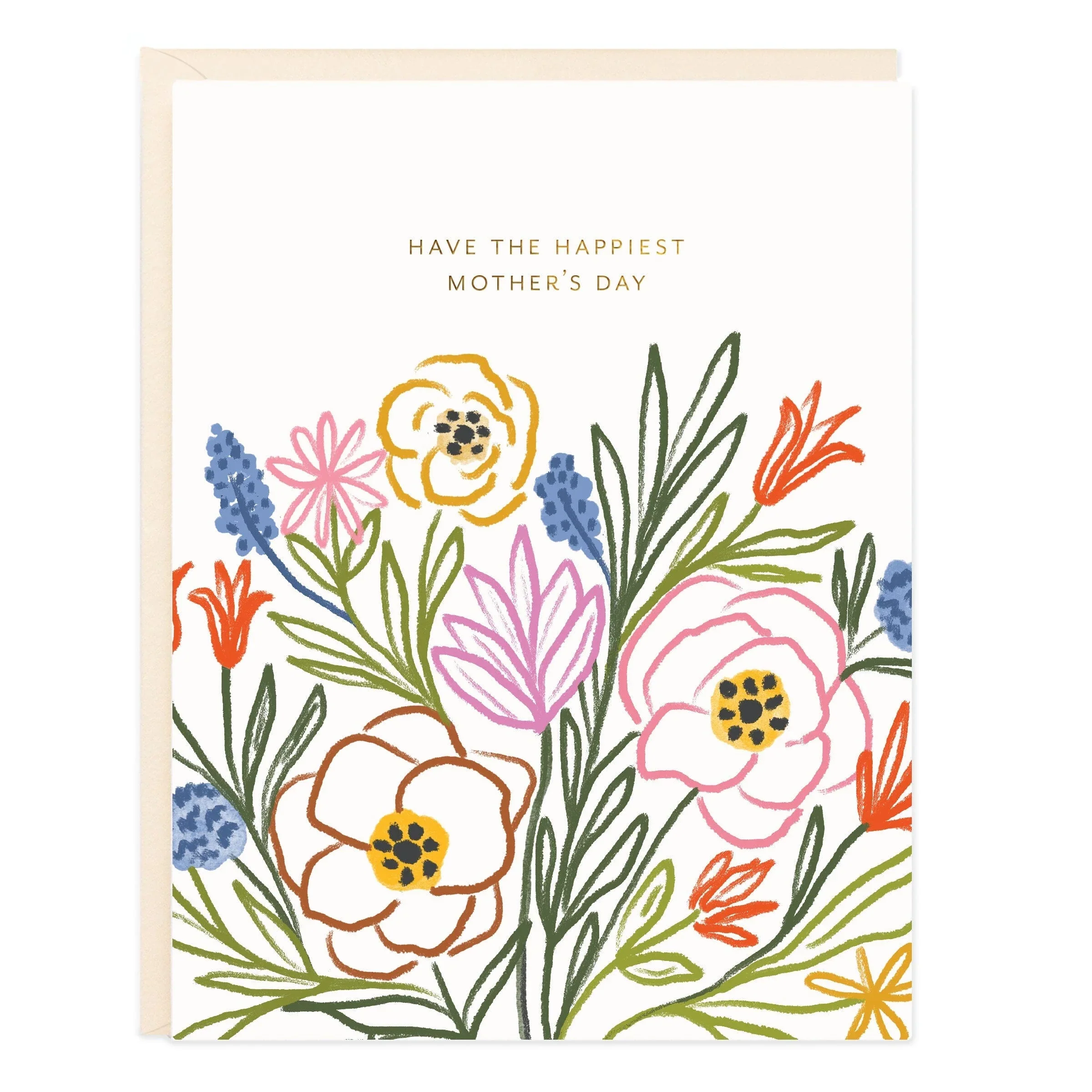 Mom Happy Gardens Card